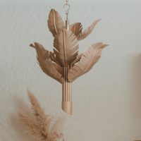 Banana Leaf Palm Chandelier (standard size): - Image 7